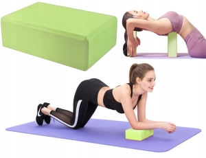 KOSTKA KLOCEK BLOK DO JOGI DO ĆWICZEŃ YOGA FITNESS