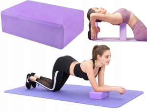 KOSTKA KLOCEK BLOK DO JOGI DO ĆWICZEŃ YOGA FITNESS