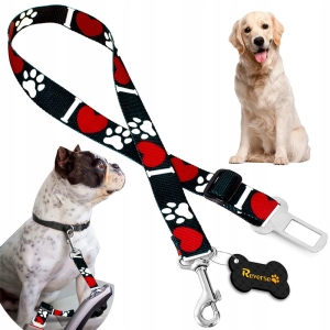 SMYCZ DLA PSA MOCNY PAS BEZPIECZEŃSTWA DO AUTA SAMOCHODU BEZPIECZNY PIES