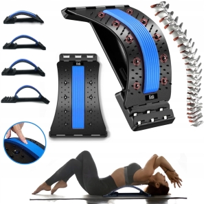 PRZYRZĄD DO ROZCIĄGANIA PLECÓW KRĘGOSŁUPA DESKA MASAŻER MAGNESY AKUPRESURA