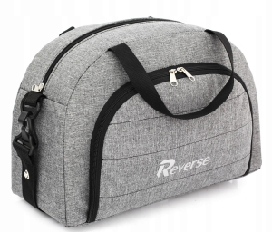 TORBA DO WÓZKA UNIWERSALNA DLA MAMY TATY MELANŻ LEN PRAKTYCZNA