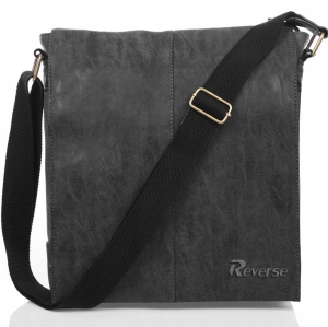 Torba męska na ramię listonoszka SKÓRA mocna