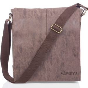 Torba męska na ramię listonoszka SKÓRA mocna