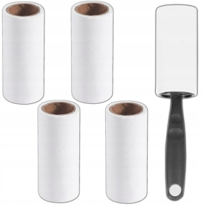 ROLKA WAŁEK DO CZYSZCZENIA UBRAŃ CIUCHÓW SZCZOTKA ZESTAW WKŁAD 5 SZTUK