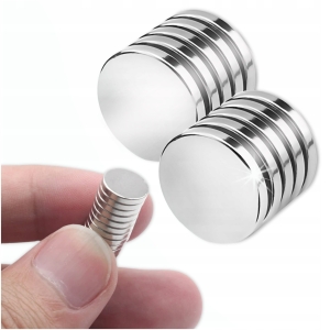 OKRĄGŁY MAGNES NEODYMOWY WALCOWY MOCNY ZESTAW 10szt MAŁE MAGNESY OKRĄGŁE
