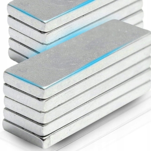 MOCNY MAGNES NEODYMOWY PŁASKI MAGNESY ZESTAW KOMPLET 10 SZT 20x10