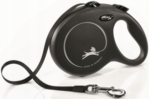 SMYCZ DLA PSA Flexi New Classic MAXI L taśma 8m CZARNA 50kg