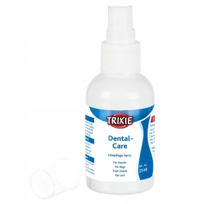 SPRAY DO CZYSZCZENIA MYCIA ZĘBÓW DZIĄSEŁ NA KAMIEŃ PSA TRIXIE DENTAL 50ML