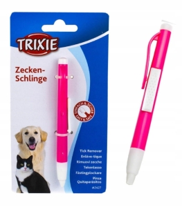 PRZYRZĄD LASSO PĘTLA PĘSETA DO USUWANIA WYCIĄGANIA KLESZCZY PSA KOTA TRIXIE