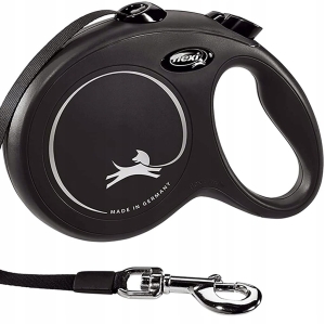 Smycz automatyczna zwijana z blokadą FLEXI CLASSIC S 5m DLA PSA do 15kg