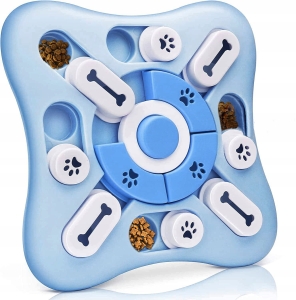 ZABAWKA EDUKACYJNA DLA PSA KOTA MATA WĘCHOWA GRA INTERAKTYWNA NA PRZYSMAKI