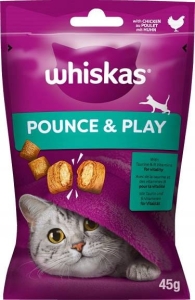 WHISKAS ENERGIA I WITALNOŚĆ 45 g PRZYSMAK CIASTECZKA DLA KOTA Z KURCZAKIEM
