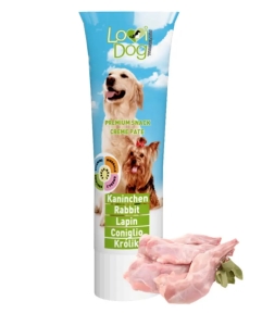 PASTA smakowa dla psa do lizania KRÓLIK z minerałami do smarowania tubka