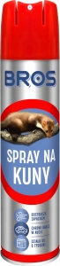 BROS Spray odstraszacz preparat na kuny AEROZOL przeciw kunom 400ml