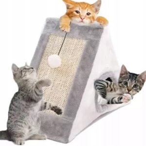 LEGOWISKO DOMEK DLA KOTA KOTÓW DRAPAK ZABAWKA BUDKA WIEŻA KOJEC