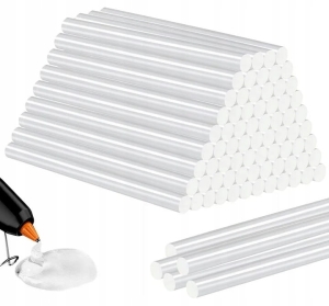 KLEJ NA GORĄCO DO PISTOLETU WKŁADY BEZBARWNY MOCNY 35szt. 11mm x 300mm 1KG