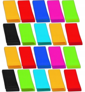 SZARFA GIMNASTYCZNA SZKOLNA ZNACZNIK DO ĆWICZEŃ ZAJĘĆ WF KOLORY 120cm 20szt