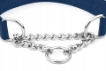 OBROŻA PÓŁZACISKOWA REGULOWANA DLA PSA MARTINGALE Z ŁAŃCUSZKIEM 40-60cm L