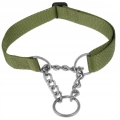 OBROŻA PÓŁZACISKOWA REGULOWANA DLA PSA MARTINGALE Z ŁAŃCUSZKIEM 40-60cm L