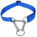 OBROŻA PÓŁZACISKOWA REGULOWANA DLA PSA MARTINGALE Z ŁAŃCUSZKIEM 40-60cm L