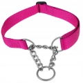 OBROŻA PÓŁZACISKOWA REGULOWANA DLA PSA MARTINGALE Z ŁAŃCUSZKIEM 40-60cm L