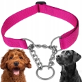 OBROŻA PÓŁZACISKOWA REGULOWANA DLA PSA MARTINGALE Z ŁAŃCUSZKIEM 50-70cm XL