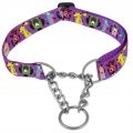 OBROŻA PÓŁZACISKOWA REGULOWANA DLA PSA MARTINGALE Z ŁAŃCUSZKIEM 50-70cm XL
