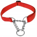 OBROŻA PÓŁZACISKOWA REGULOWANA DLA PSA MARTINGALE Z ŁAŃCUSZKIEM 30-45cm M