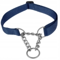 OBROŻA PÓŁZACISKOWA REGULOWANA DLA PSA MARTINGALE Z ŁAŃCUSZKIEM 30-45cm M