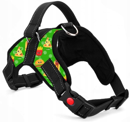 MOCNE SZELKI DLA PSA BEZUCISKOWE REGULOWANE WYGODNE LEKKIE S 50-62 CM