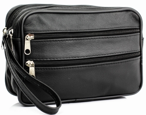 Saszetka męska Skórzana do ręki SKÓRA NATURALNA Polska 3 wzory